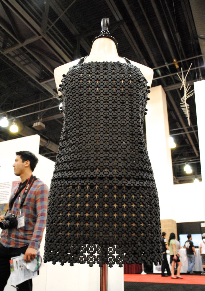 Is this a 3D-printed apron or dress? By Sylvia Heisel.